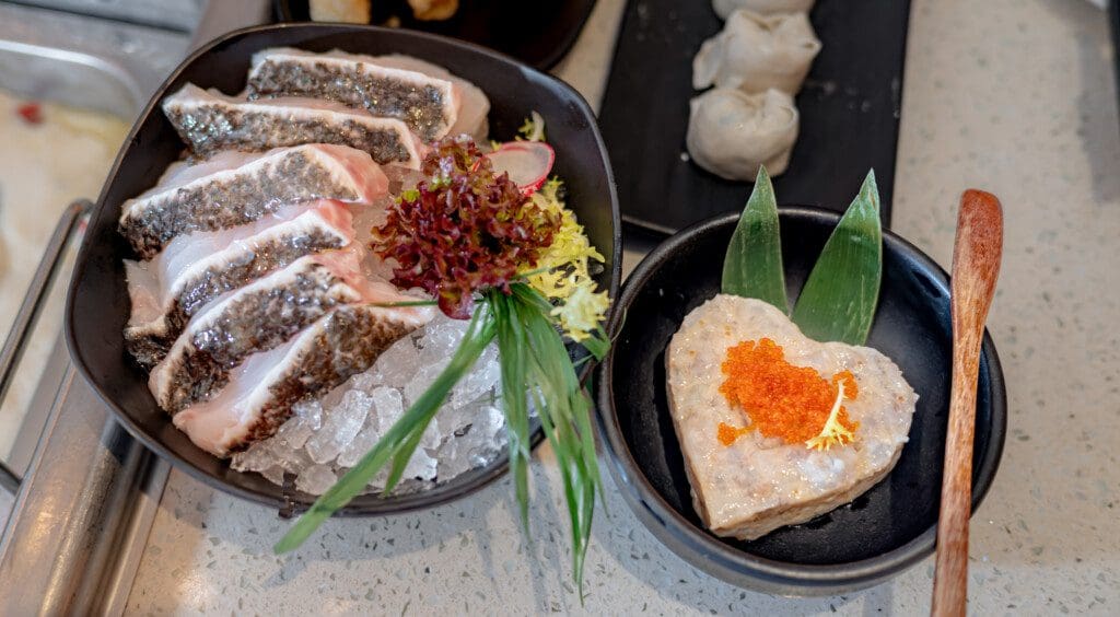 Beauty In The Pot: Mother's Day—Sliced Giant Grouper Fish and Dang Gui Ebiko Prawn Paste