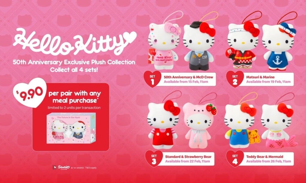 Hello Kitty McDonald's Lunar New Year 2024