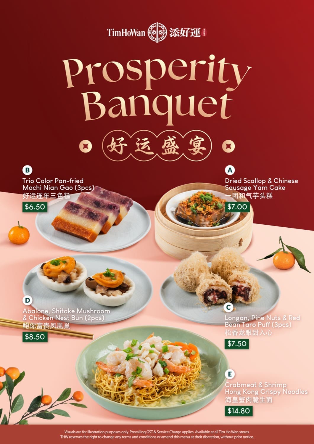 Prosperity Banquet at Tim Ho Wan CNY 2024