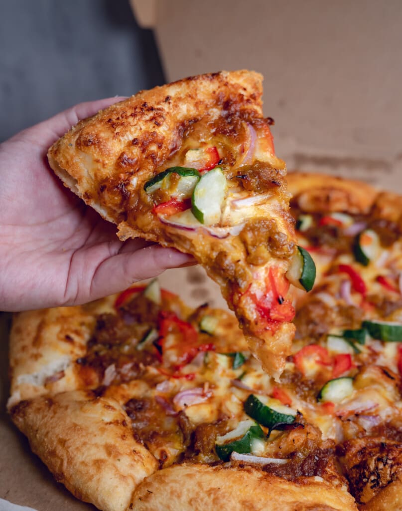 Domino's Sate Chicken Pizza