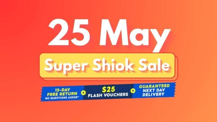 Shopee 25 May Super Shiok Sale